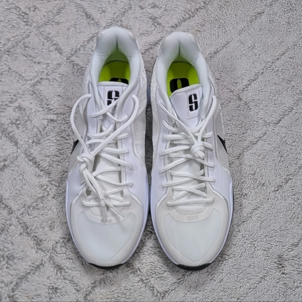 Nike Sabrina 2 TB White Black Basketball Shoes Womens Size 15 HF3234-100 NEW
